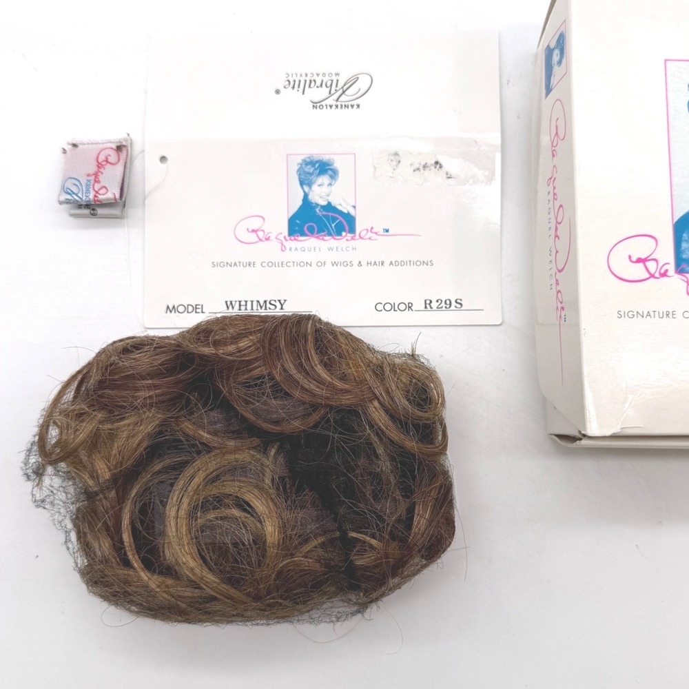 Raquel Welch Whimsy Hair Piece Topper Clip In Auburn Brown Blend‎ 9638